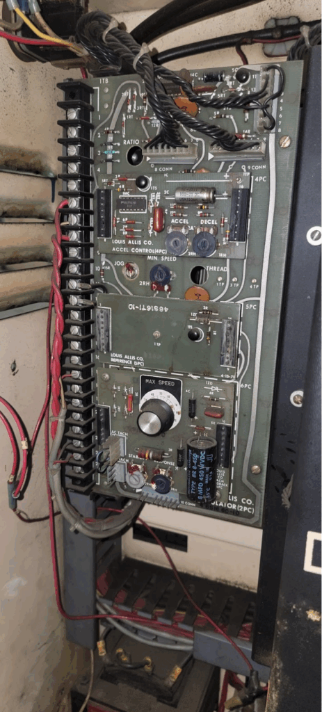 Legacy Controls Upgrade of 1960s Winding:Spooling Takeup Machine with HMI Integration1